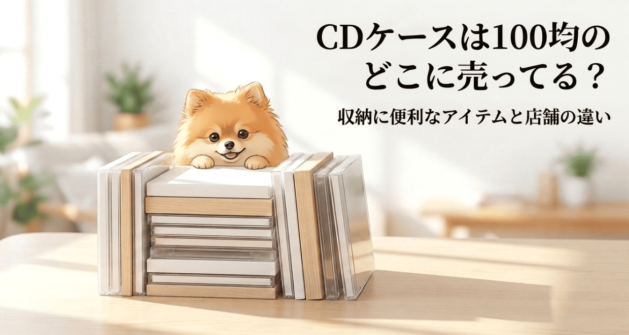 CDケースは100均のどこに売ってる