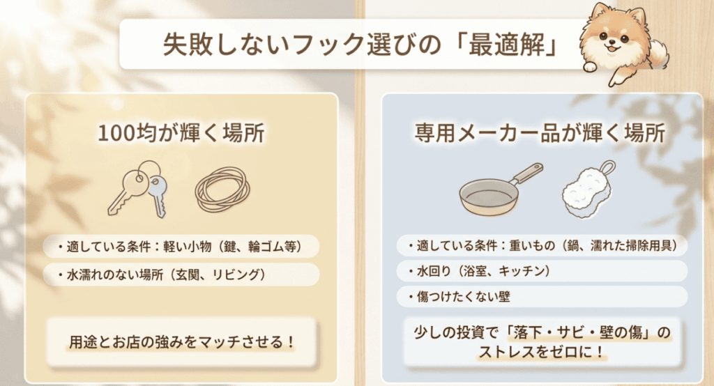５連フックは100均のどこに売ってる