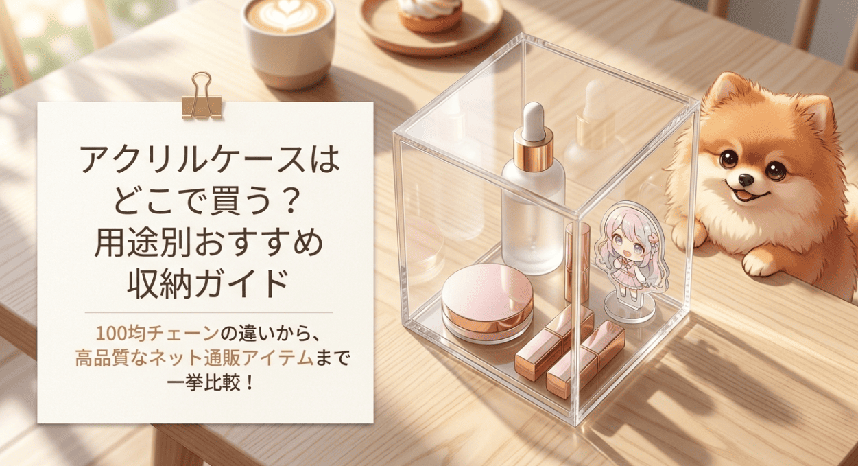 アクリルケースは100均のどこに売ってる