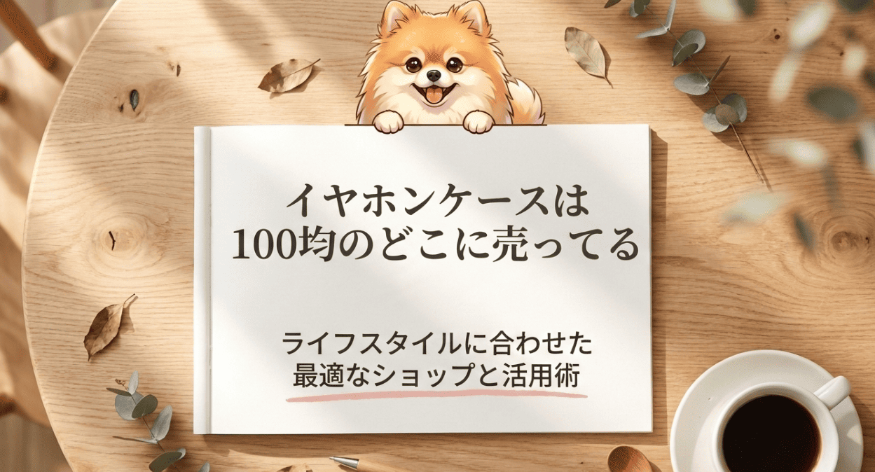 イヤホンケースは100均のどこに売ってる