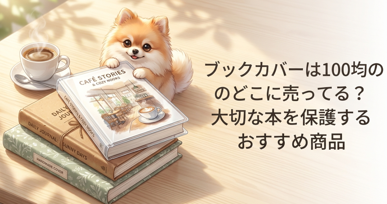 ブックカバーは100均のどこに売ってる