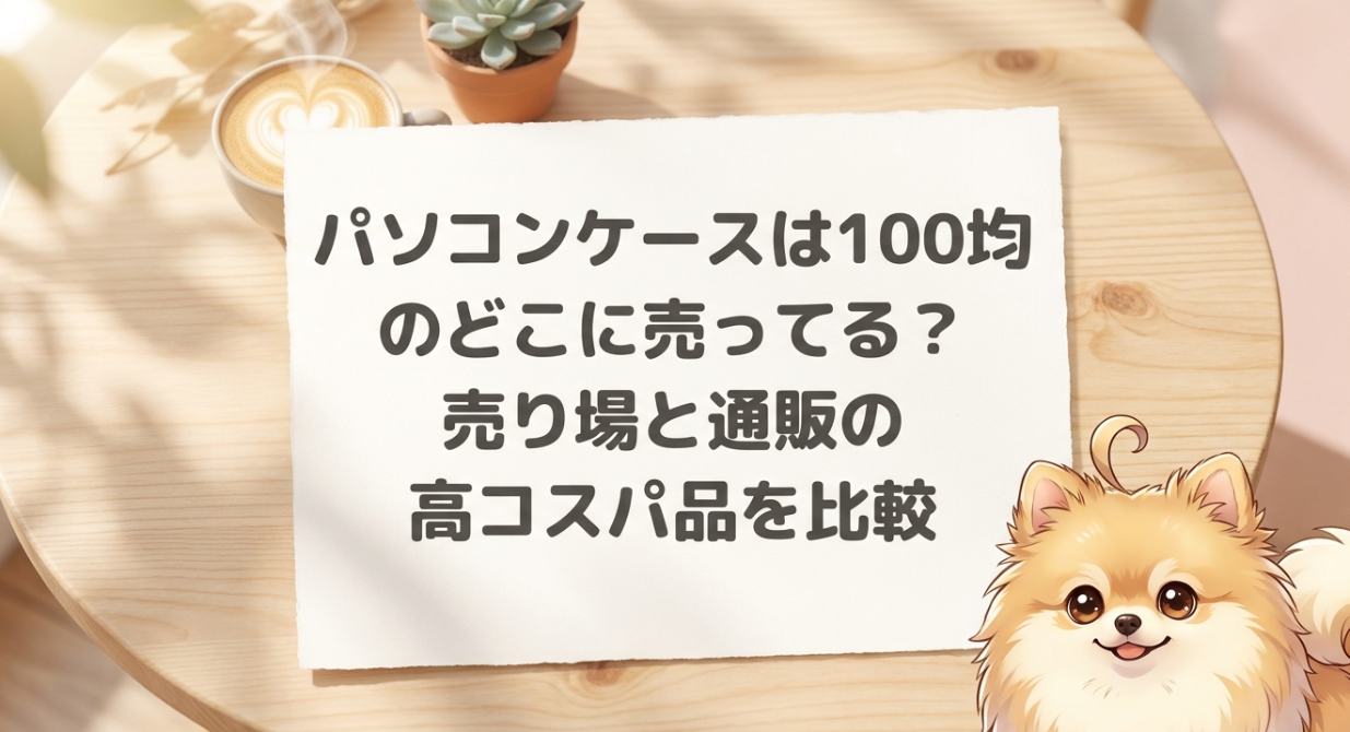 パソコンケースは100均のどこに売ってる