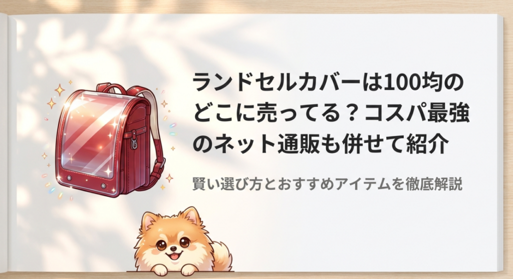 ランドセルカバーは100均のどこに売ってる