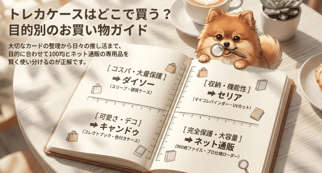 トレカケースは100均のどこに売ってる