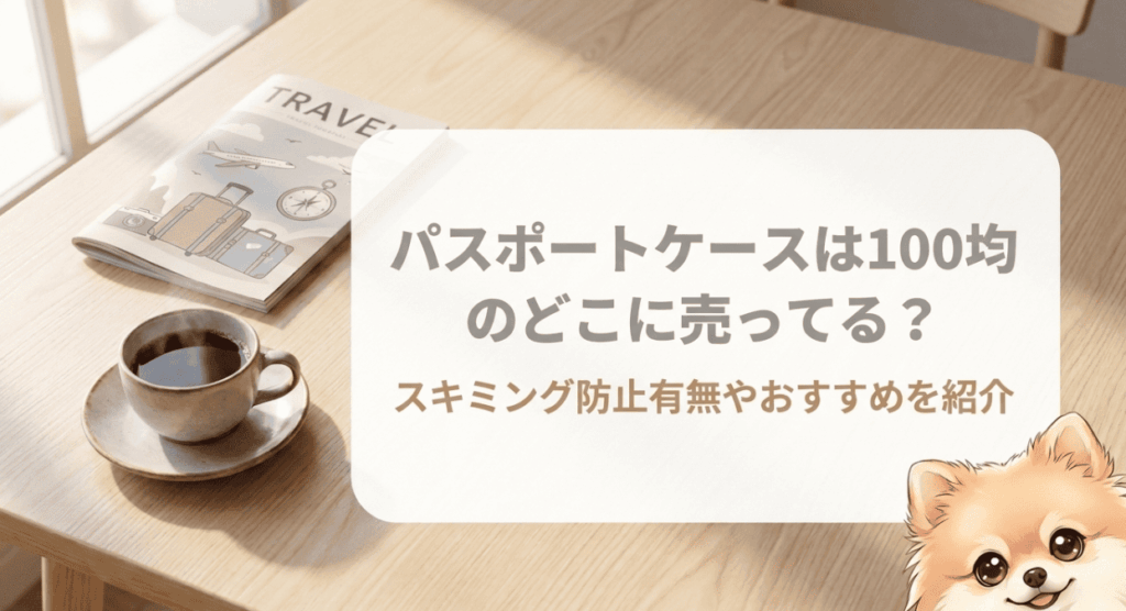 パスポートケースは100均のどこに売ってる