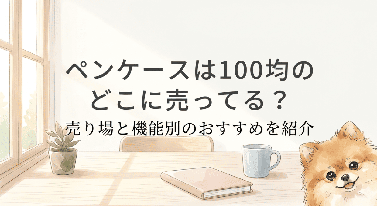 ペンケースは100均のどこに売ってる