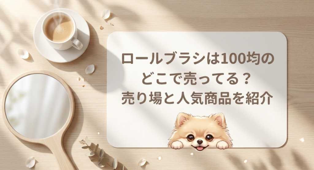 ロールブラシは100均のどこに売ってる