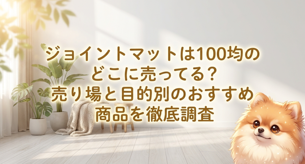 ジョイントマットは100均のどこに売ってる？売り場と目的別のおすすめ商品を徹底調査