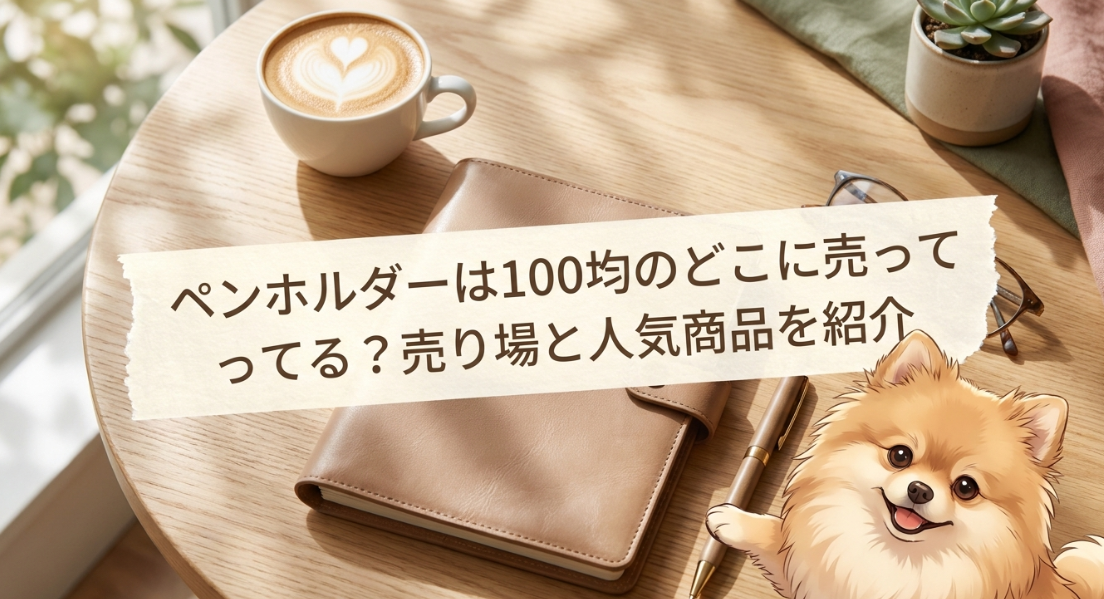 ペンホルダーは100均のどこに売ってる