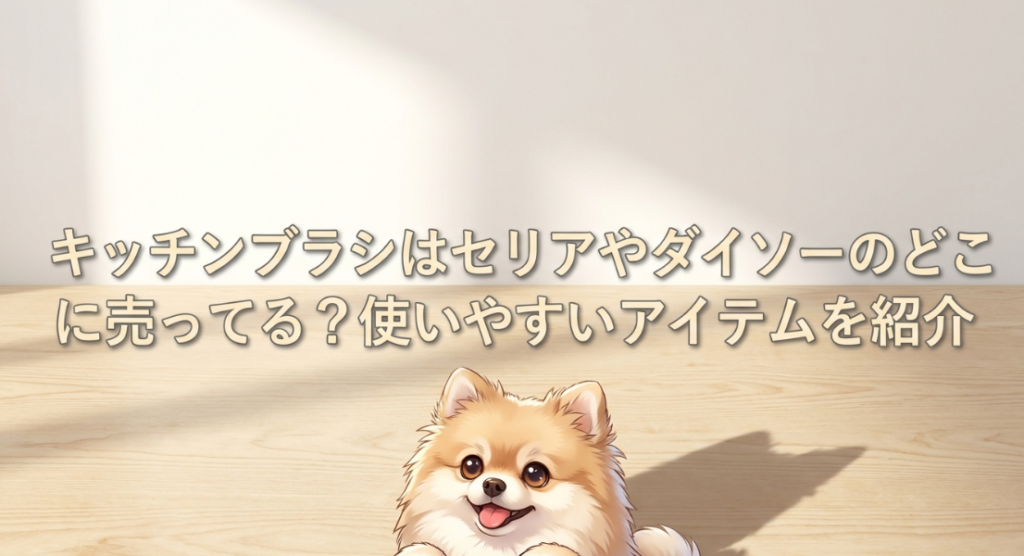 キッチンブラシは100均のどこに売ってる